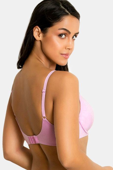 Zivame Marshmallow Padded Wired 3/4th Coverage T-Shirt Bra - Pastel Lavender — image 2